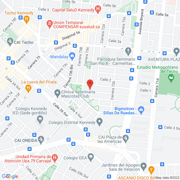 Mapa de Operador Logístico El Guamo S.A.S.