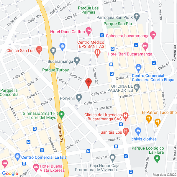 Map of Ballecosta S.A.S.