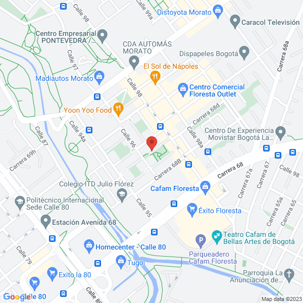Mapa de Ingeniería Gestión Inmobiliaria Y Catastro S.A.S.