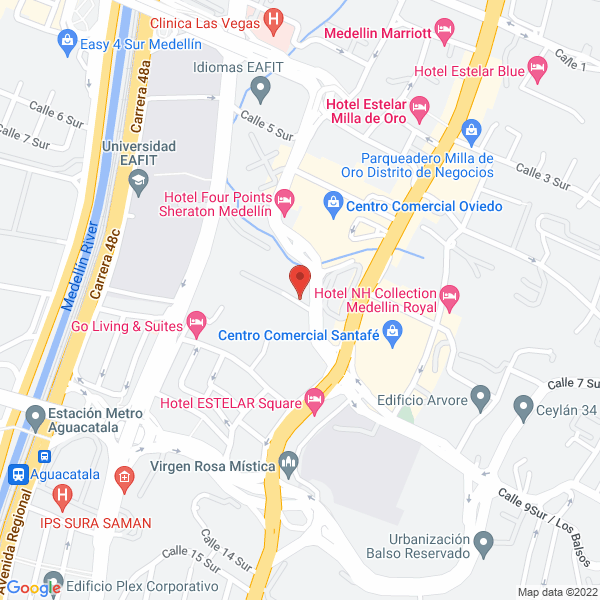 Mapa de Padilla Dental Corporation