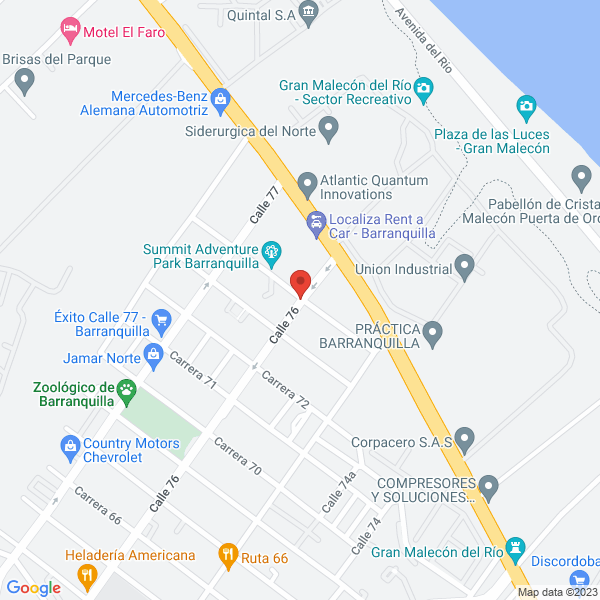 Map of Emdeso - Empresa De Desarrollo De Software S.A.S.
