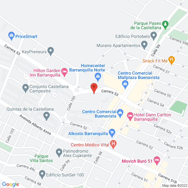 Map of Damcon Soluciones S.A.S.