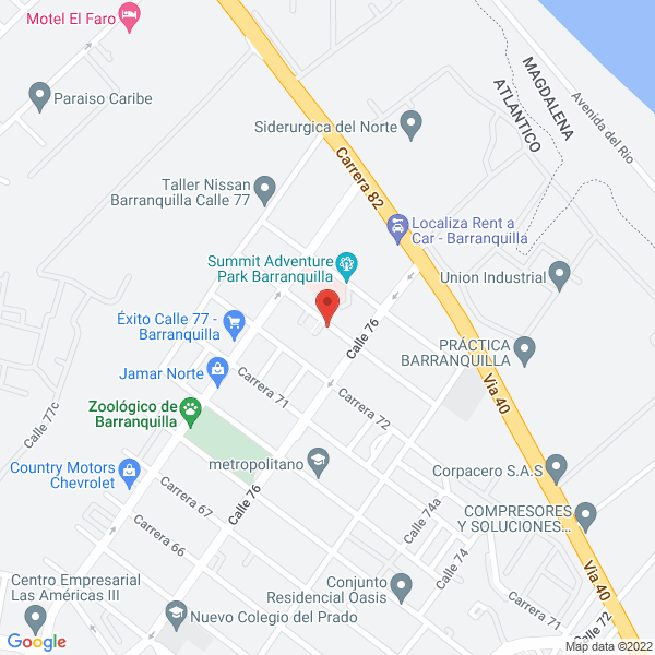 Map of Importadora Berumar S.A.S.