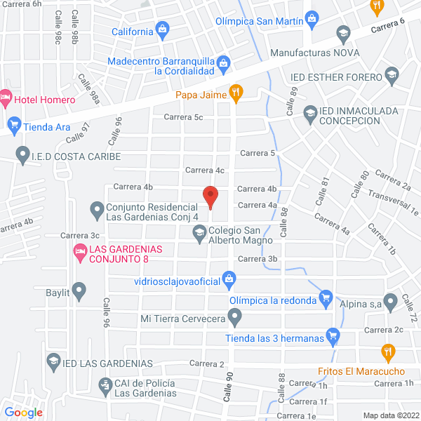 Map of Vegaservices S.A.S.