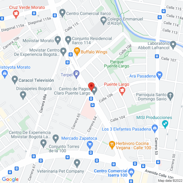 Mapa de Azhcal Ingeniería S.A.S.