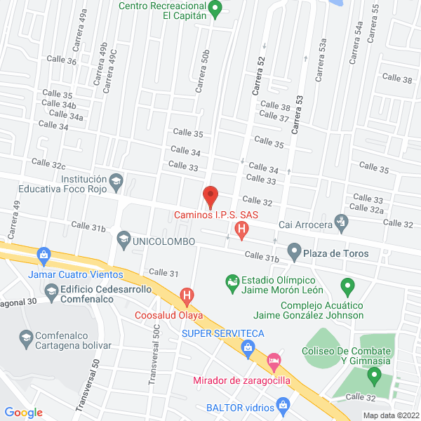 Map of Distribuidora Olaya H. S.A.S.