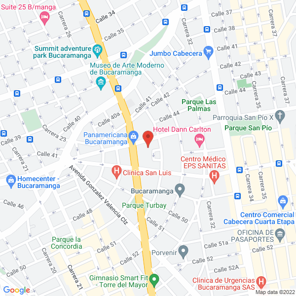 Map of Comdesan S.A.S