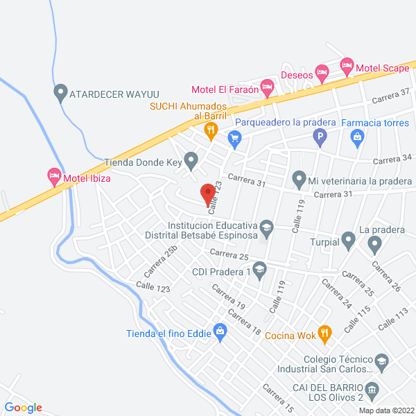 Map of Distribuidora Columbia S.A.S.