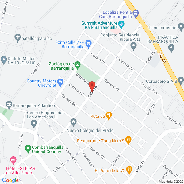 Map of Offray S.A.S.