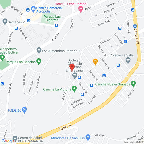 Map of Saludtic S.A.S.