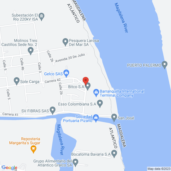 Map of Daferso Ltda.