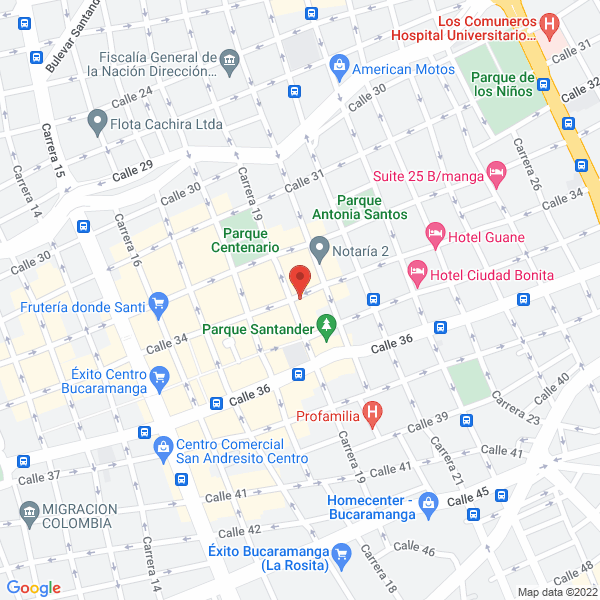 Map of H.V.Constructores Ltda.