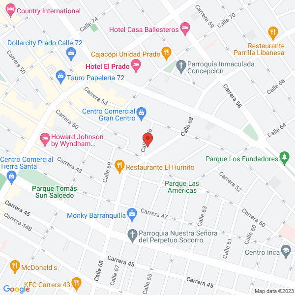 Map of Consultores En Seguridad Social Integral S.A.S.