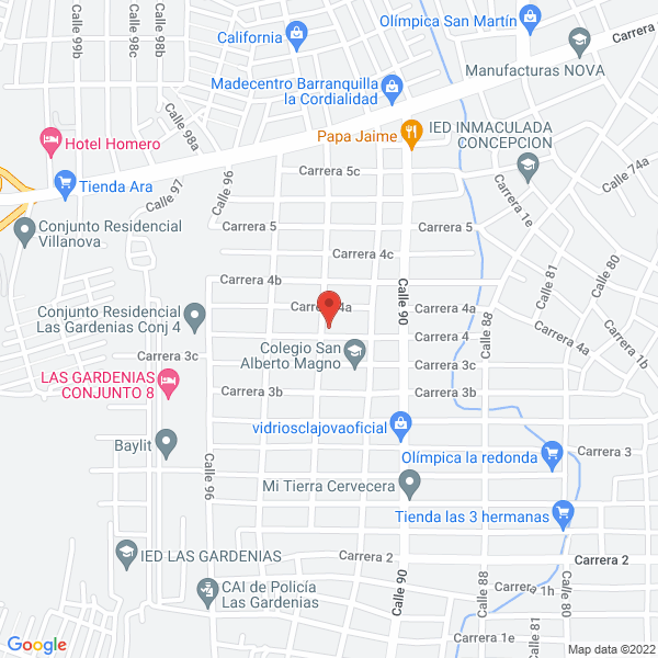 Map of Seguridad Y Medicina Del Trabajo S.A.S.