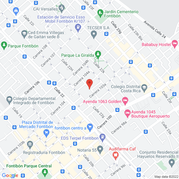 Mapa de Distrialvor Ltda.
