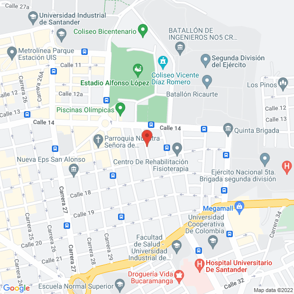 Map of Aysatec Telecomunicaciones S.A.S.