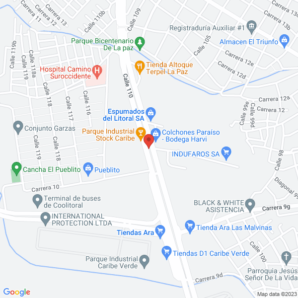Map of Estructuras Metálicas Alumac Ltda.