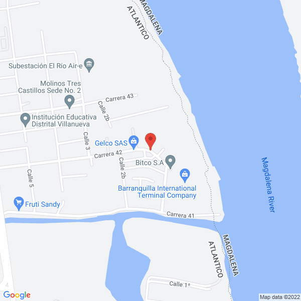 Map of Productos Corrugados S.A.S.
