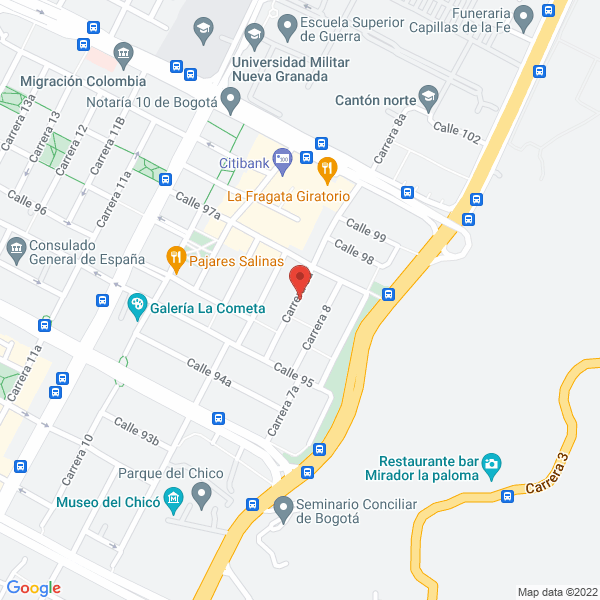 Mapa de C.T.B Abogados S.A.S.