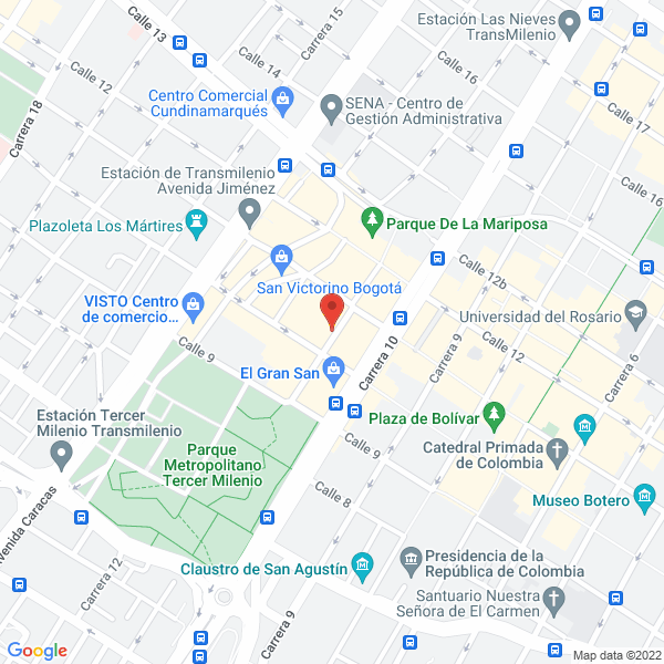 Mapa de Distribuciones Jiménez Salcedo Ltda.