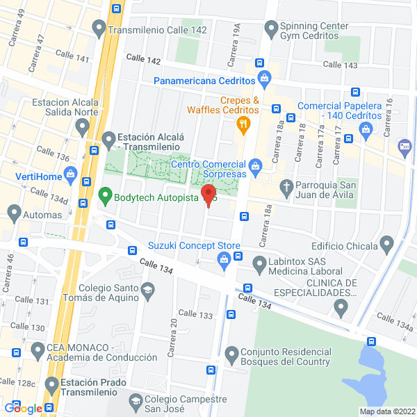 Mapa de Ingco S.A.S.