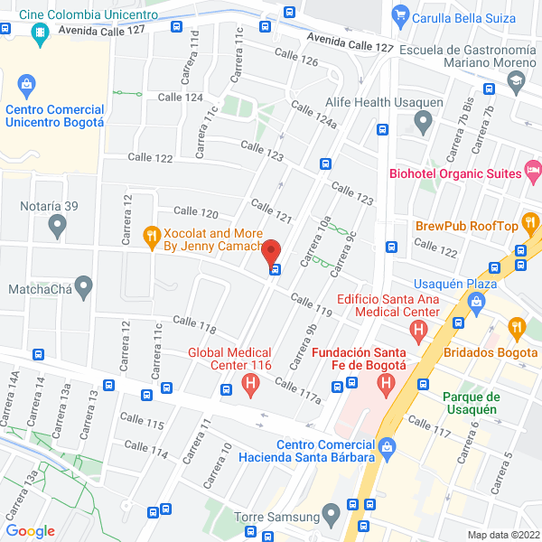 Mapa de Lee E Infante S.A.S.