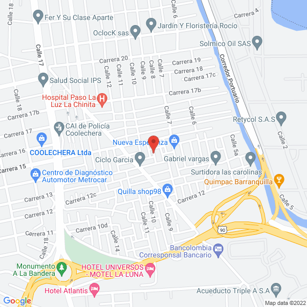Map of Instamaderas S.A.S.