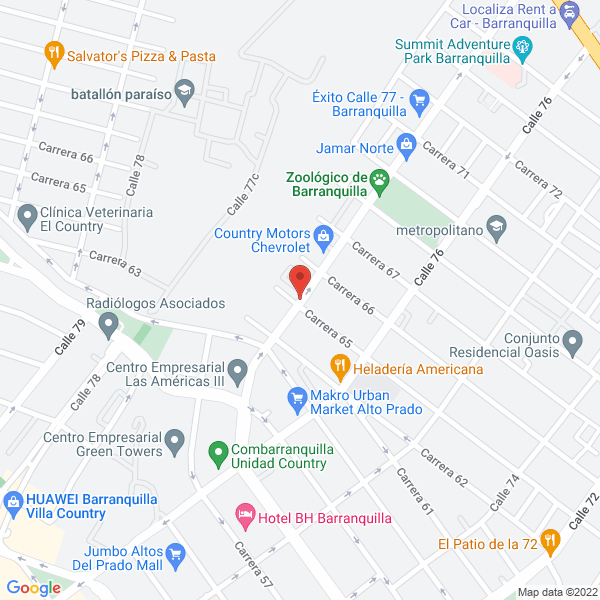 Map of Agro San Jose J.B.C. S.A.S.