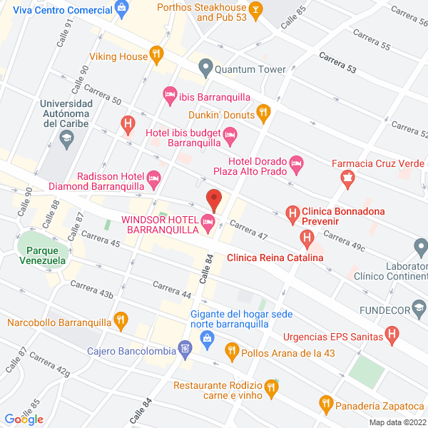 Map of Consultores Garcia Watts S.A.S.