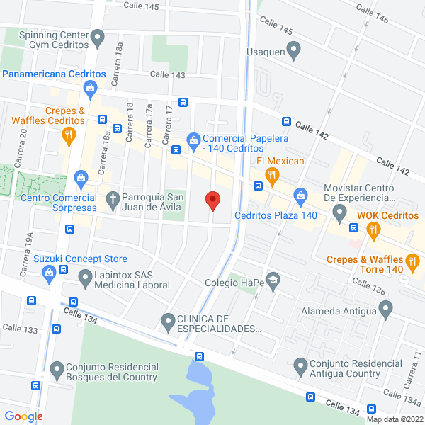 Mapa de Velandia & Muñoz Ingeniería Cía. Ltda.