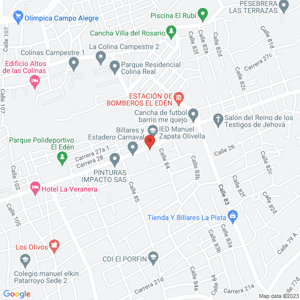 Map of Soluciones Metalmecanicas Olfre S.A.S. Sigla Olfre S.A.S.