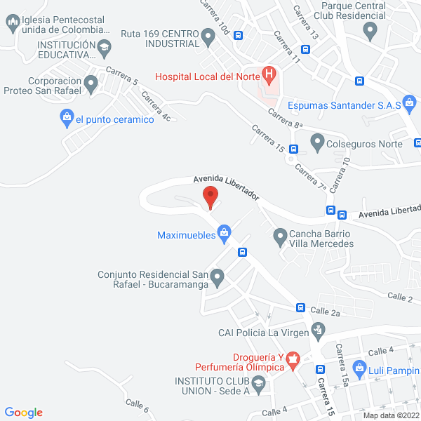 Map of Industria Ferretera Induferr S.A.S.