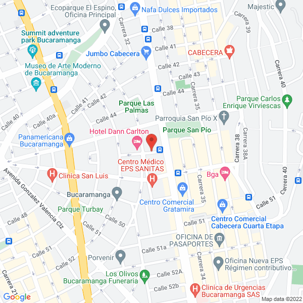 Map of Oca Trading S.A.S