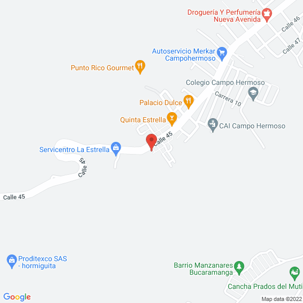 Map of Inversiones Mxt Colombia S.A.S.
