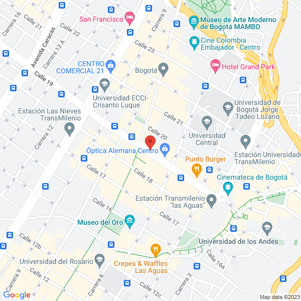 Mapa de Intercobranzas Ltda.