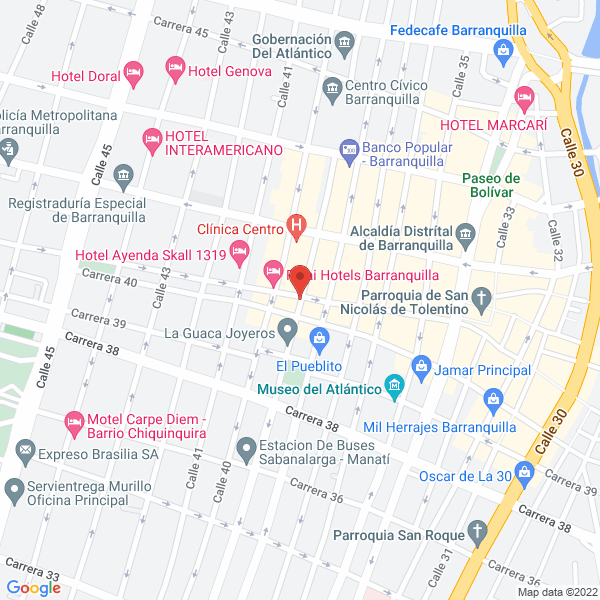 Map of Junior Music S.A.S.