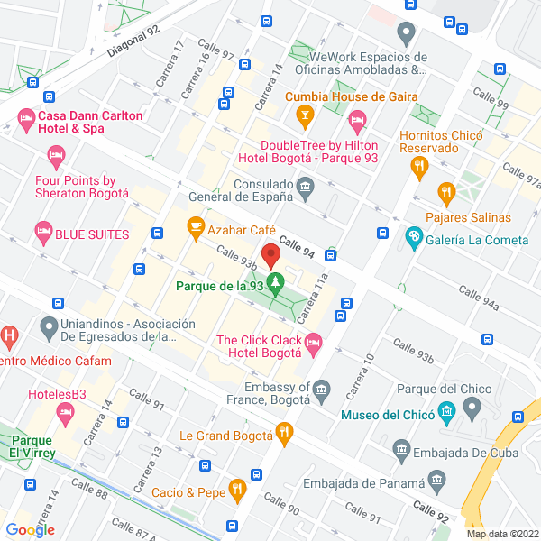 Mapa de Vásquez Merchán Y Cía. S.C.A.