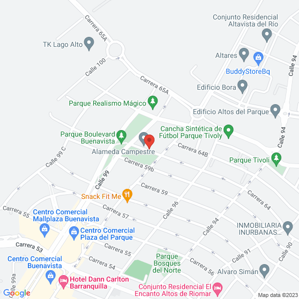 Map of Consultores Maritimos Fluviales Portuarios Y Gestion Integral Costera S.A.S.
