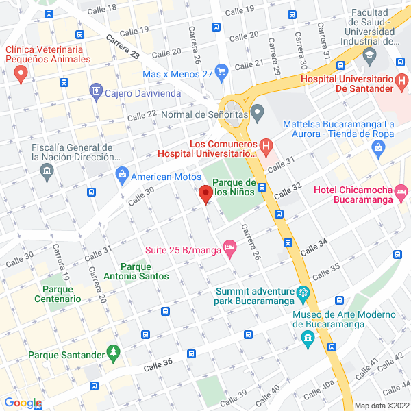 Map of Industrias Punto Azul Y CIA. Ltda.