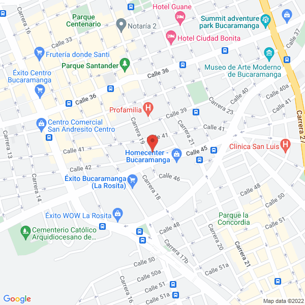 Map of Ac-Topografía De Colombia S.A.S.
