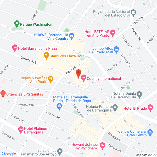 Map of Comercializadora De Cargas Ltda. Codecar