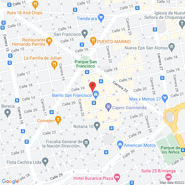 Map of Gestionar Servicios & Asesorías S.A.S.