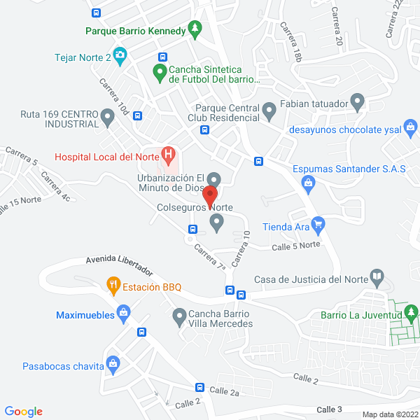 Map of Ferrogases Jg S.A.S.