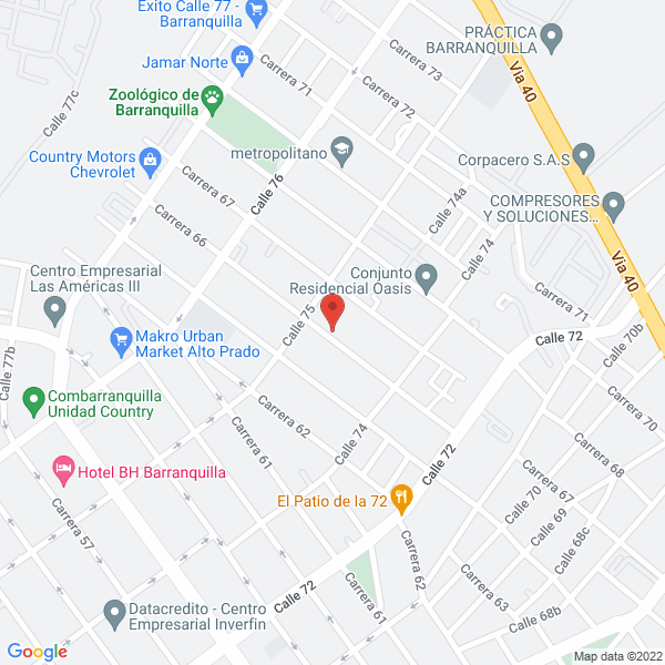 Map of Jvm Soluciones S.A.S.