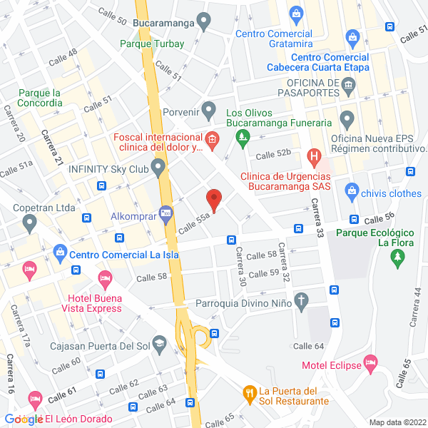 Map of Alimentos El Redil S.A.S.
