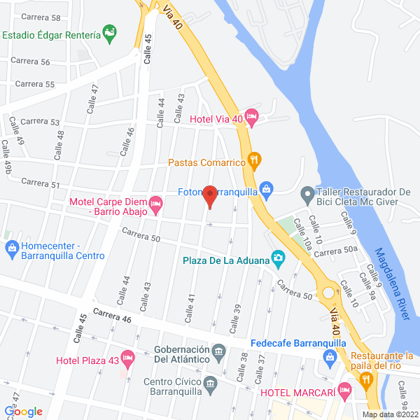 Map of Henao Toro & CIA. Inversiones S. En C.