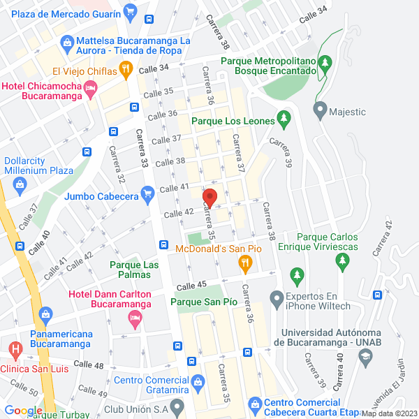 Map of Mayn Colombia S.A.S.