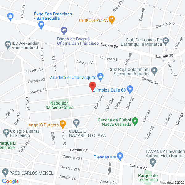 Map of Proazen S.A.S.