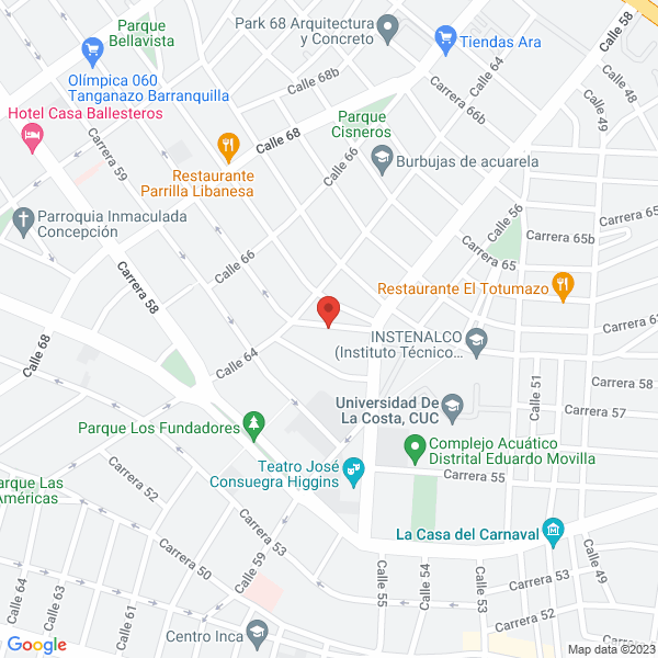 Map of Murbot Prefabricados S.A.S. Sigla Murbot S.A.S.