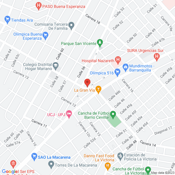 Map of Espectaculos Y Producciones White Nights S.A.S.